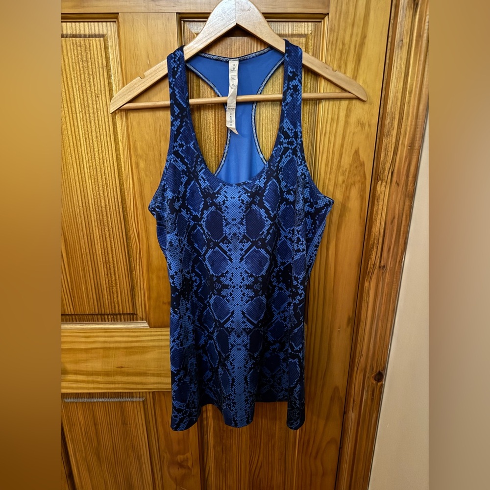 Lululemon Athletica Blue Racerback Tank